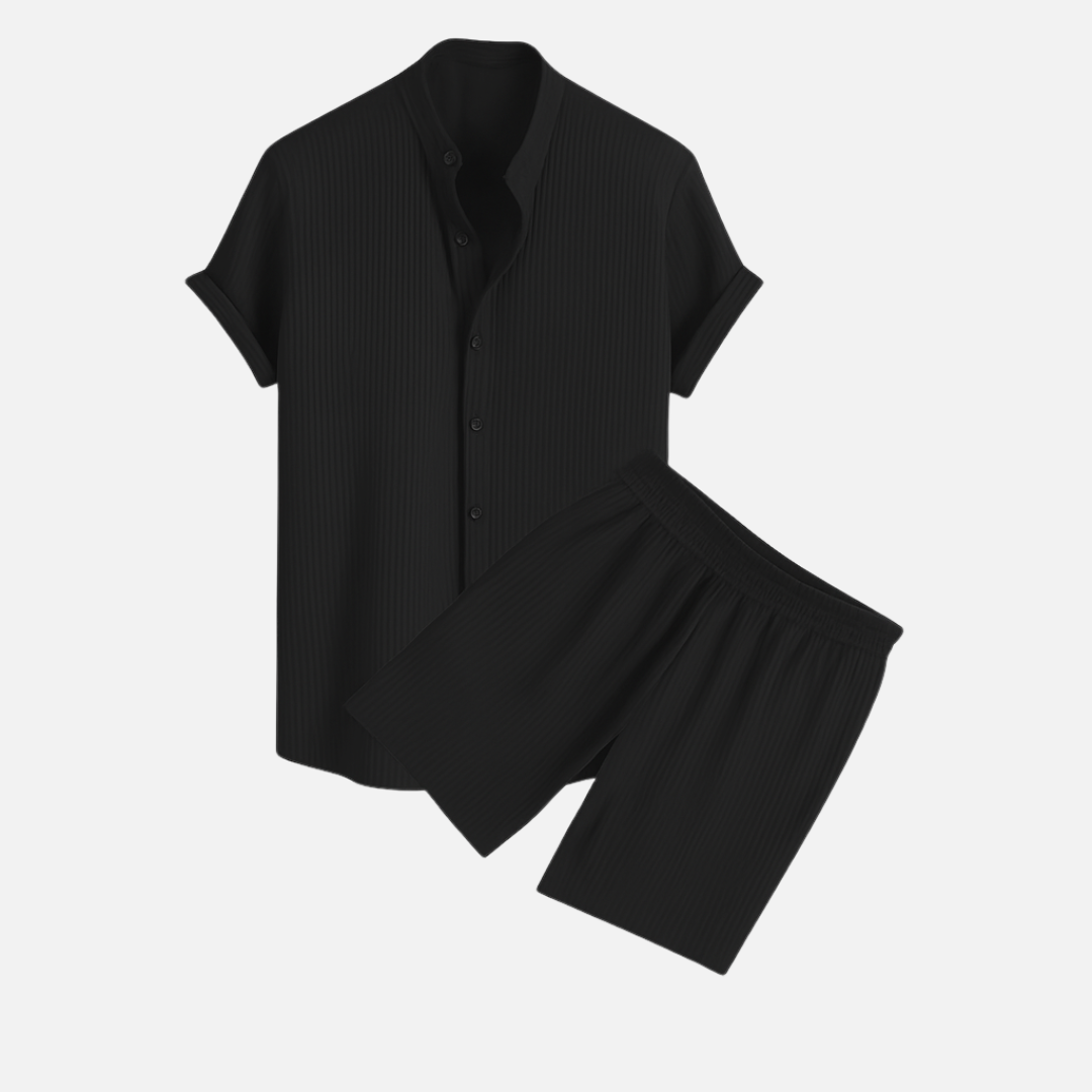 Conjunto de camisa y pantalón corto Riviera Summer
