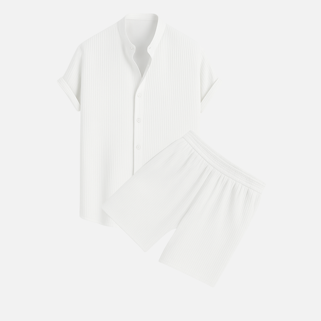 Conjunto de camisa y pantalón corto Riviera Summer