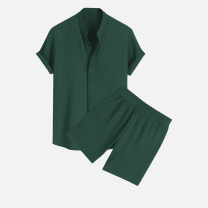 Conjunto de camisa y pantalón corto Riviera Summer