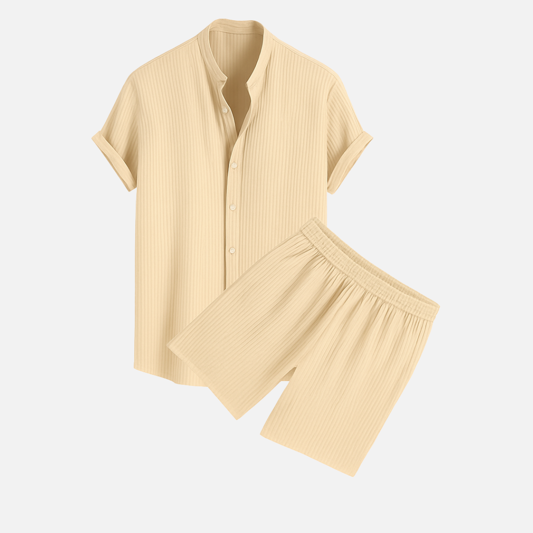 Conjunto de camisa y pantalón corto Riviera Summer