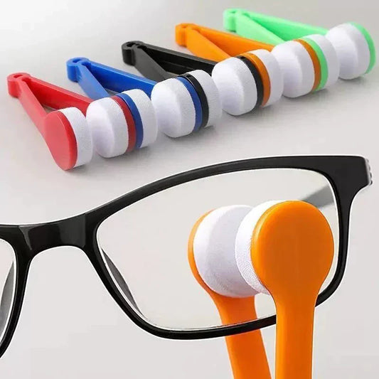 Limpiador de lentes de microfibra 2 en 1