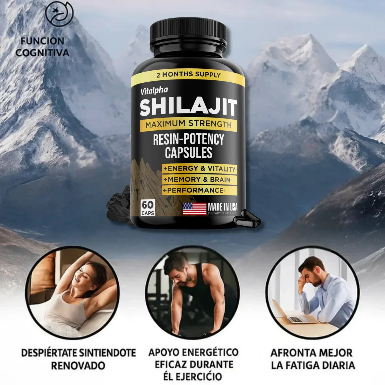 SHILAJIT CAPSULAS VITALIS ORIGINAL - NO COMPRES REPLICAS BARATAS