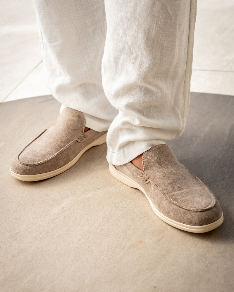 Mocasines de gamuza