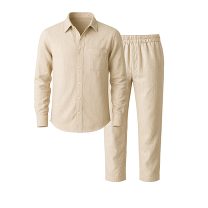 Conjunto de Camisa y Pantalones Sahara de Lino