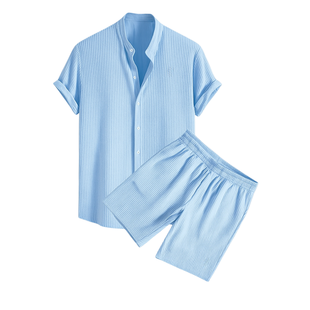 Conjunto de camisa y pantalón corto Riviera Summer