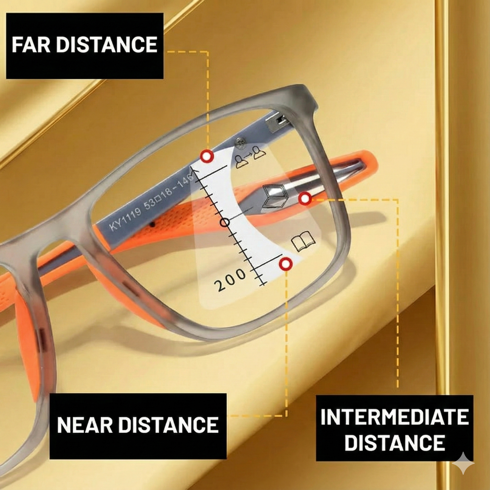 Gafas varifocales adaptables VariSync™ + Regalo [Tecnología adaptable]
