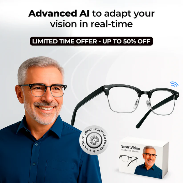 Lunettes adaptatives SmartVision™ optimisées par l'IA
