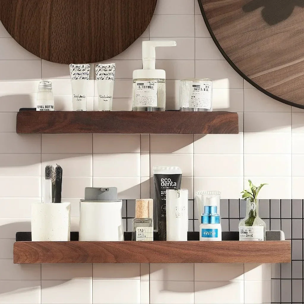 Estante de baño sin perforaciones OakSteel