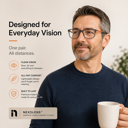 Gafas Nexolens™ de Enfoque Adaptativo + Regalo Premium [Tecnología de Doble Visión]