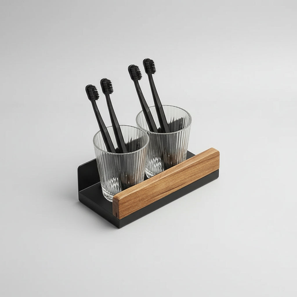 Estante de baño sin perforaciones OakSteel