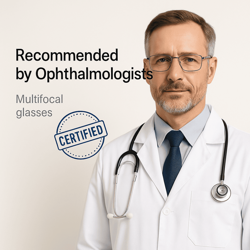 Lunettes multifocales VisionSync + Cadeau [Technologie adaptative]