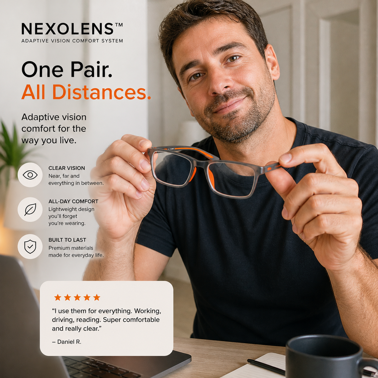 Nexolens - Système de confort visuel adaptatif + cadeau